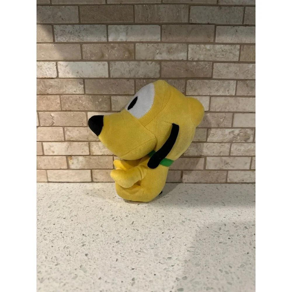 Disney Big Head PLUTO Baby Boy Yellow Stuffed Puppy